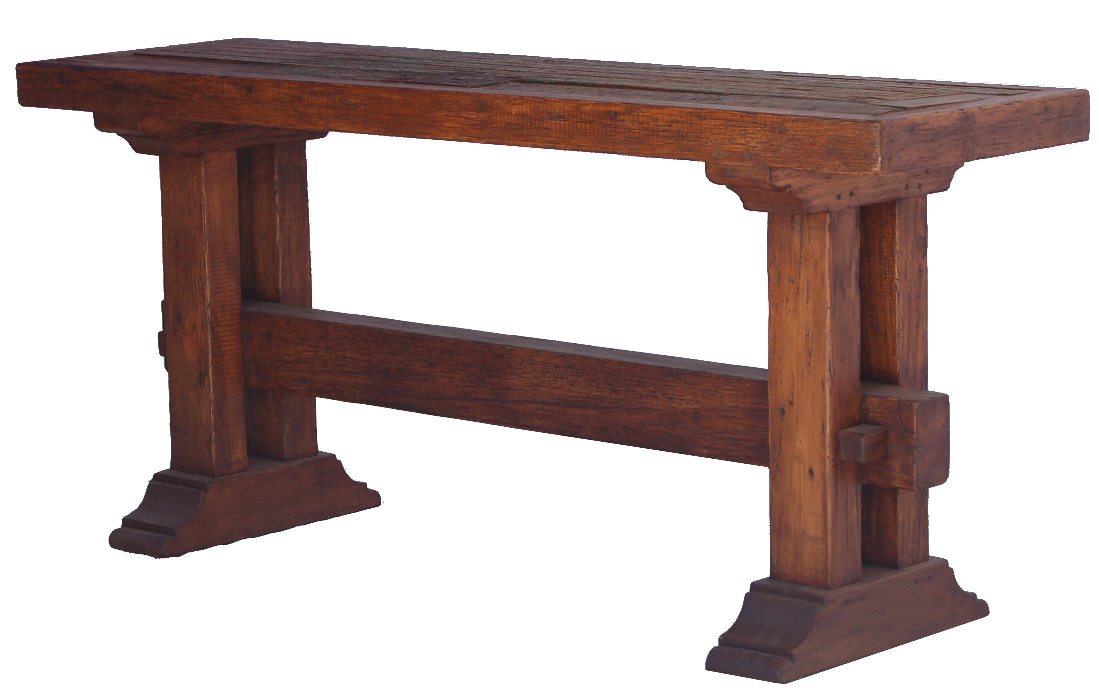 Trestle sofa deals table